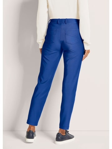 MADELEINE Stretchhose mit Tunnelzug in royalblau