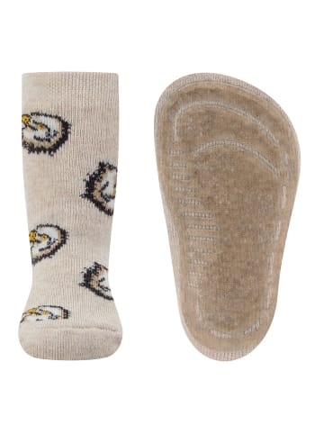 ewers Stoppersocken Adler in dunkel beige meliert