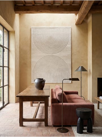 KADIMA DESIGN Kurzflorteppich Geometrisch pflegeleicht Wohnzimmer Schlafzimmer Flur in Creme