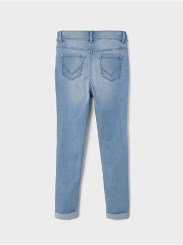 name it Jeanshose slim fit in light blue denim