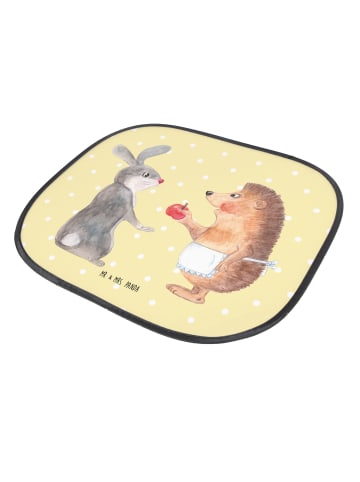 Mr. & Mrs. Panda Sonnenblende Auto Hase Igel ohne Spruch in Gelb Pastell