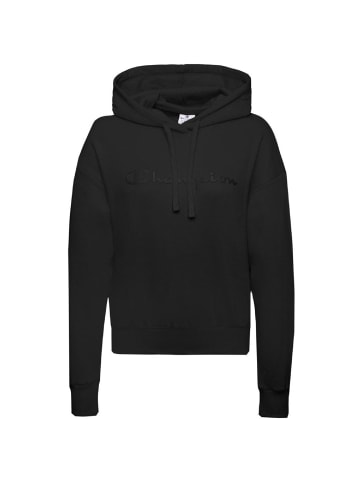 Champion Sweatshirt Hooded Sweatshirt in Schwarz