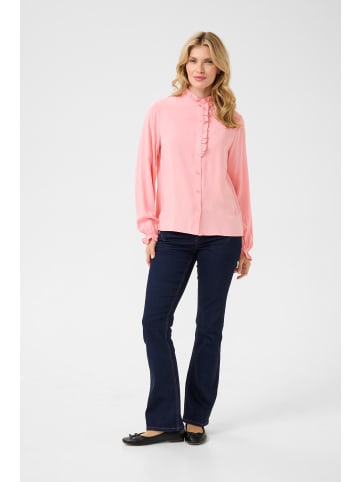 Cream Langarm - Hemd CRVenea Straight fit in Blush