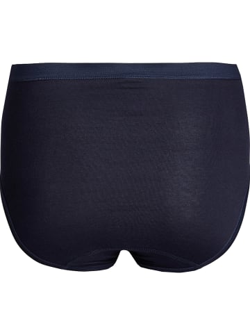 Con-ta Baumwolle, Feinripp Taillenslip 2er-Pack in marine