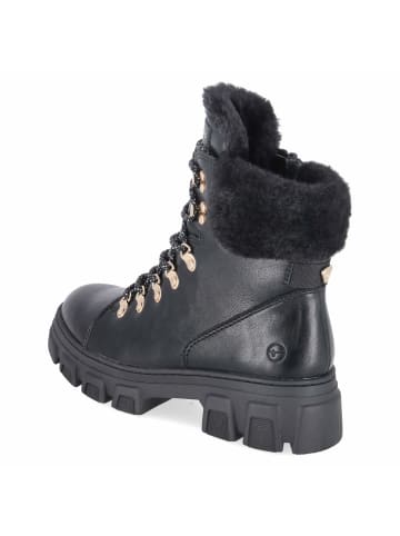 Tamaris Schnürstiefel in schwarz