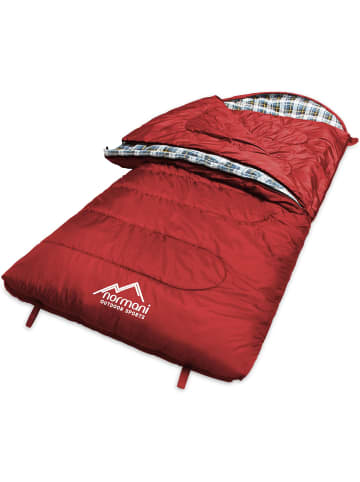 Normani Outdoor Sports 4-in-1 Schlafsack Antarctica in Rot