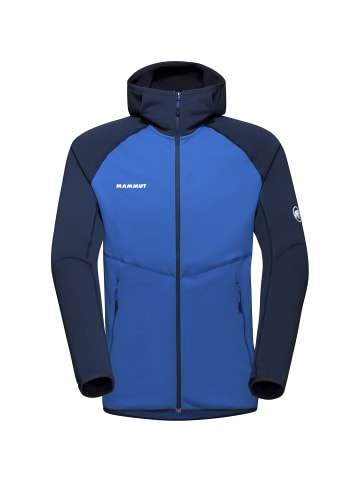 Mammut Midlayer Aconcagua mit Kapuze in Azurblau