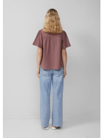 QS Bluse in 4762_aubergine