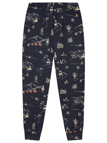 Schiesser Schlafanzug Comfort Cotton in Deep blue