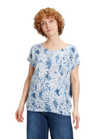 CARTOON Casual-Shirt mit Print in Blue/ Dark-Blue