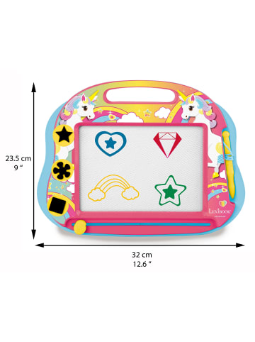 LEXIBOOK® Magnetische Mehrfarben-Zeichentafel Einhorn A5