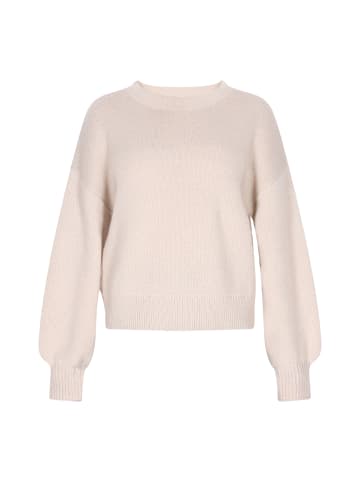 DreiMaster Klassik Damen Pullover in Wollweiss