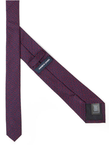 Andrew James Krawatte in marine rot - 0001