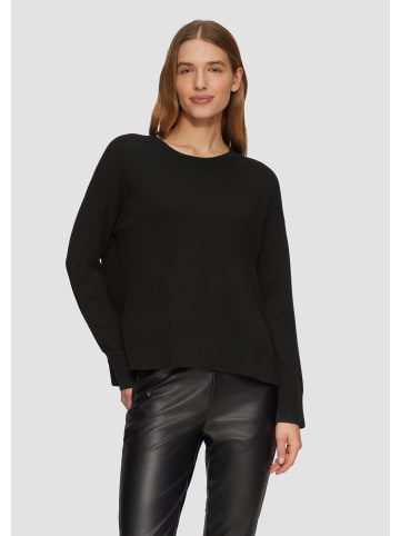 s.Oliver Strickpullover langarm in Schwarz