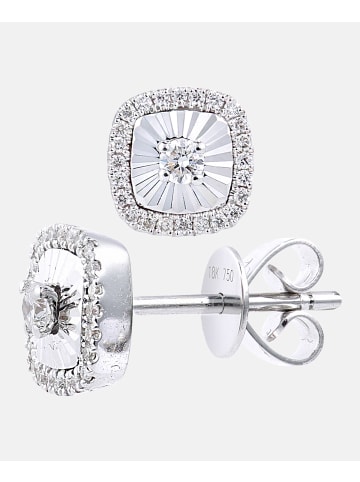 Diamant L'éternel Ohrstecker aus 750 Weißgold mit Diamant