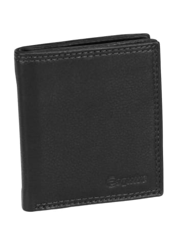 Esquire Duo Geldbörse Leder 8,5 cm black