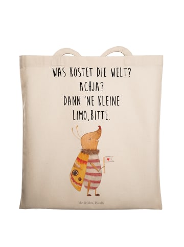 Mr. & Mrs. Panda Beutel Nachtfalter Fähnchen mit Spruch in Creme
