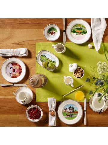Villeroy & Boch 6er Set Suppenteller Kollektion Design Naif ø 21 cm in bunt