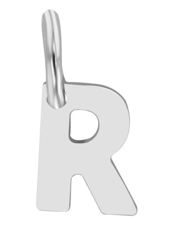 Adeliás Unisex Anhänger – Buchstabe N Buchstabenanhänger aus 925 Silber in silber