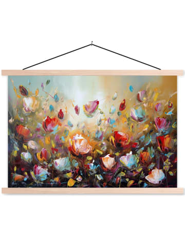 MuchoWow Poster mit Leiste Blumenmeer (BxH)