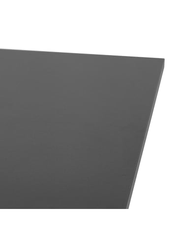 KADIMA DESIGN Kleiner quadratischer Esstisch, Innen & Außen, Robustes Multiplex in Schwarz