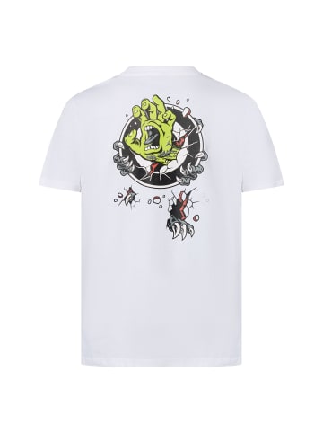 Santa Cruz T-Shirt Roskopp Screaming Target in weiß