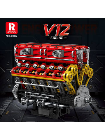 COFI 1453 Reobrix 33017 V12 Motor Klemmbaustein Modell 4719 Teile ab 14 in Mehrfarbig