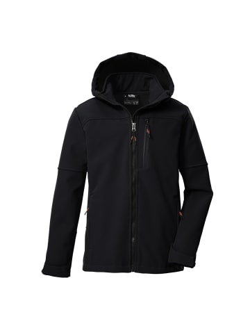 Killtec Übergangsjacke mit Kapuze in Schwarz
