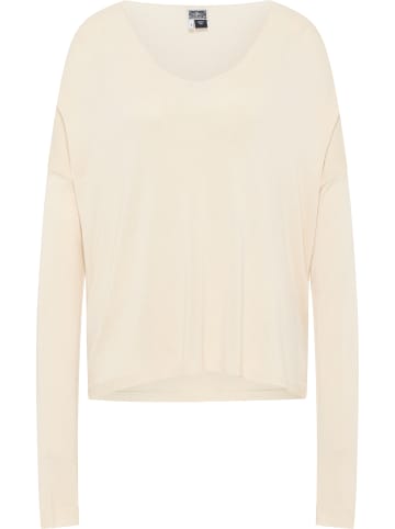 DreiMaster Damen Strickpullover in Wollweiss