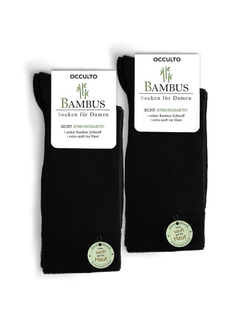 Occulto 10er Pack Socken Paulina in Schwarz