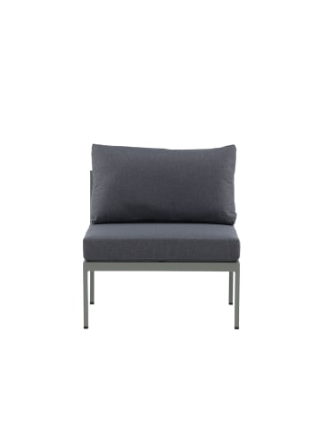 home24 home24 Loungesessel - Braun / Beige - Aluminium - 70 x 65 x 74 cm in Khaki