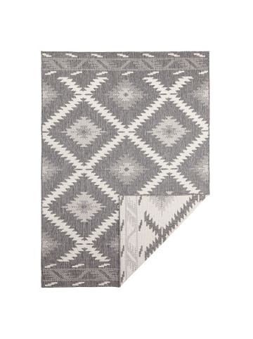 NORTHRUGS In- & Outdoor Wendeteppich Malibu Grau Creme