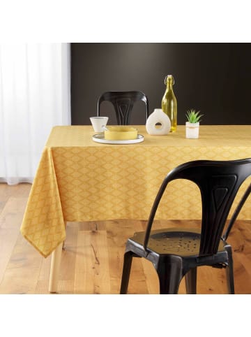 Douceur d’Intérieur Tischdecke mit Muster GEOLINE in Gelb, 140 x 240 cm