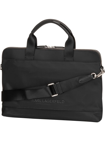 Karl Lagerfeld Laptop Hülle K/Ikonik 2.0 Nylon Laptop Bag in Black