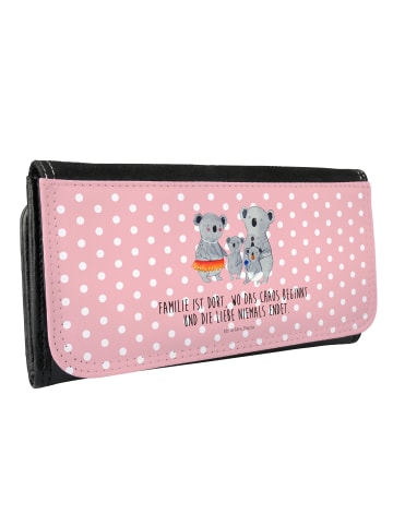 Mr. & Mrs. Panda Portemonnaie Koala Familie mit Spruch in Rot Pastell