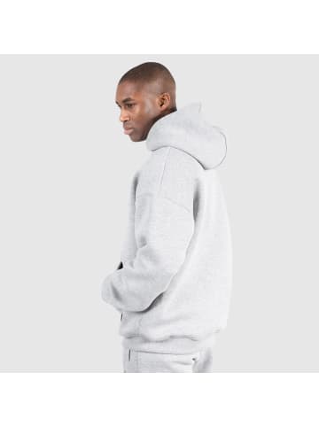 SMILODOX Hoodie Heavy Kane in Grau Melange