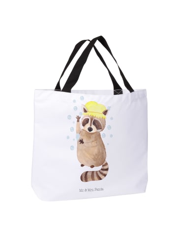 Mr. & Mrs. Panda Tasche Waschbär ohne Spruch in Weiß