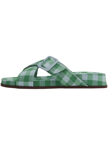 Camper Sandalen " Atonik " in Grün - Weiß