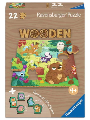 Ravensburger Puzzle 22 Teile Kinderpuzzle 22 Teile - Fröhliche Waldfreunde Ab 4 Jahre in bunt