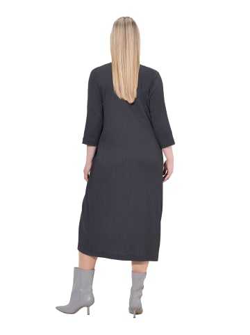 Ulla Popken Kleid in mittel grau melange