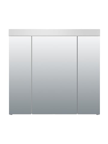 ebuy24 Spiegelschrank Devon Weiß 80 x 16 cm