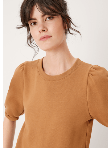 s.Oliver Sweatshirt kurzarm in Braun