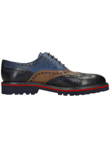 MELVIN & HAMILTON Oxford Schuh Trevor 1 in Blau