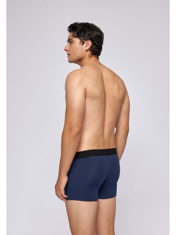 SNOCKS Boxershorts aus Bio-Baumwolle Mix (Rot/Olive/Blau) 6 Stück