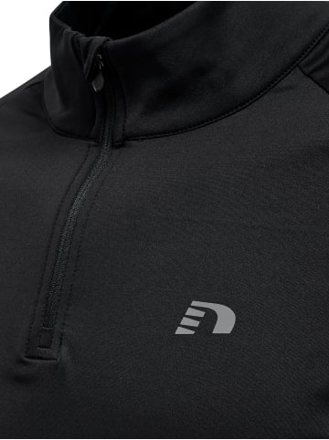 Newline Sweatshirt Mit Kurzem Reißverschluss Men Core Midlayer in BLACK