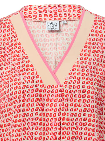 EMILY VAN DEN BERGH  Blusenshirt in beige rot