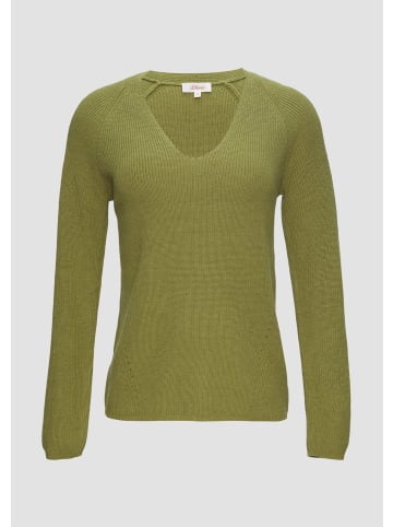 s.Oliver Strickpullover in 7774_guacamole