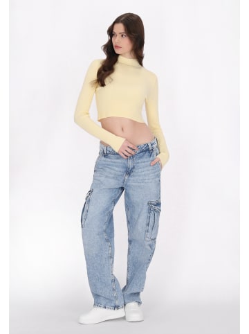 myMo Women Sweater in light yellow