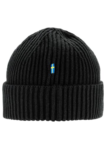 FJÄLLRÄVEN Lite Logo Hat - Mütze (grey) in schwarz