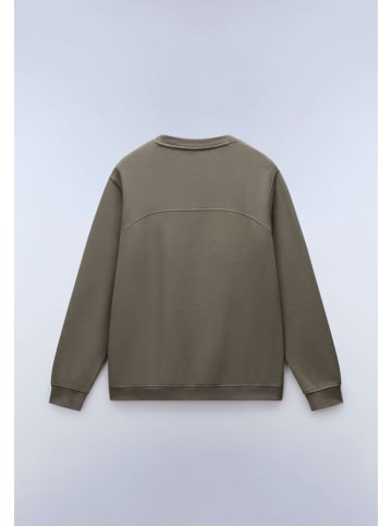 Napapijri Longsleeve "S-Fiemme Ls" in Weiß